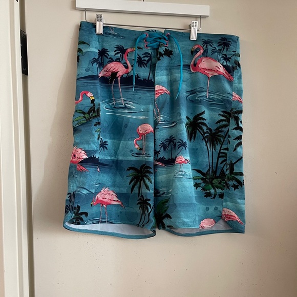 Vans Other - Vans Flamingo Print Board Shorts